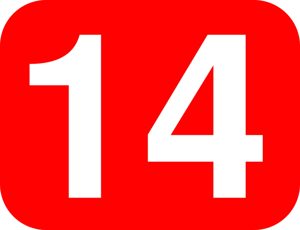 24 Fun Facts About The Number 14 You Never Knew 2 number, 14, rectangle