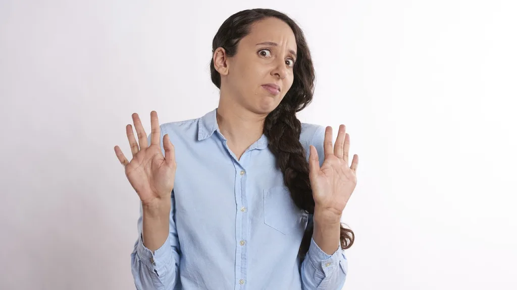 shocked, upset, person