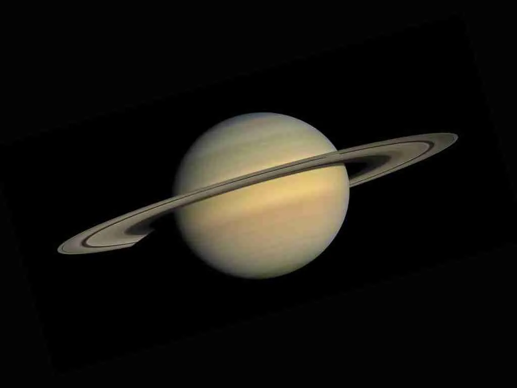 Saturn and its rings : fun facts about number 6.