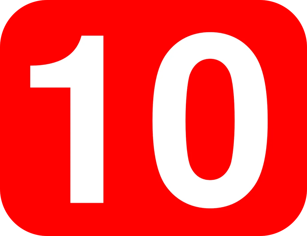 Image of number 10 : fun facts about number 10