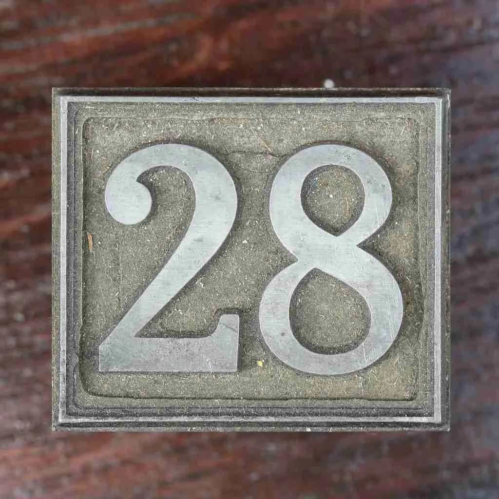 image of number 28 : Facts About Number 28
