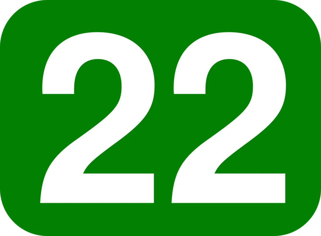 21 Fun Facts About Number 22: Unlocking the Secrets of 22 2 green, white, 22