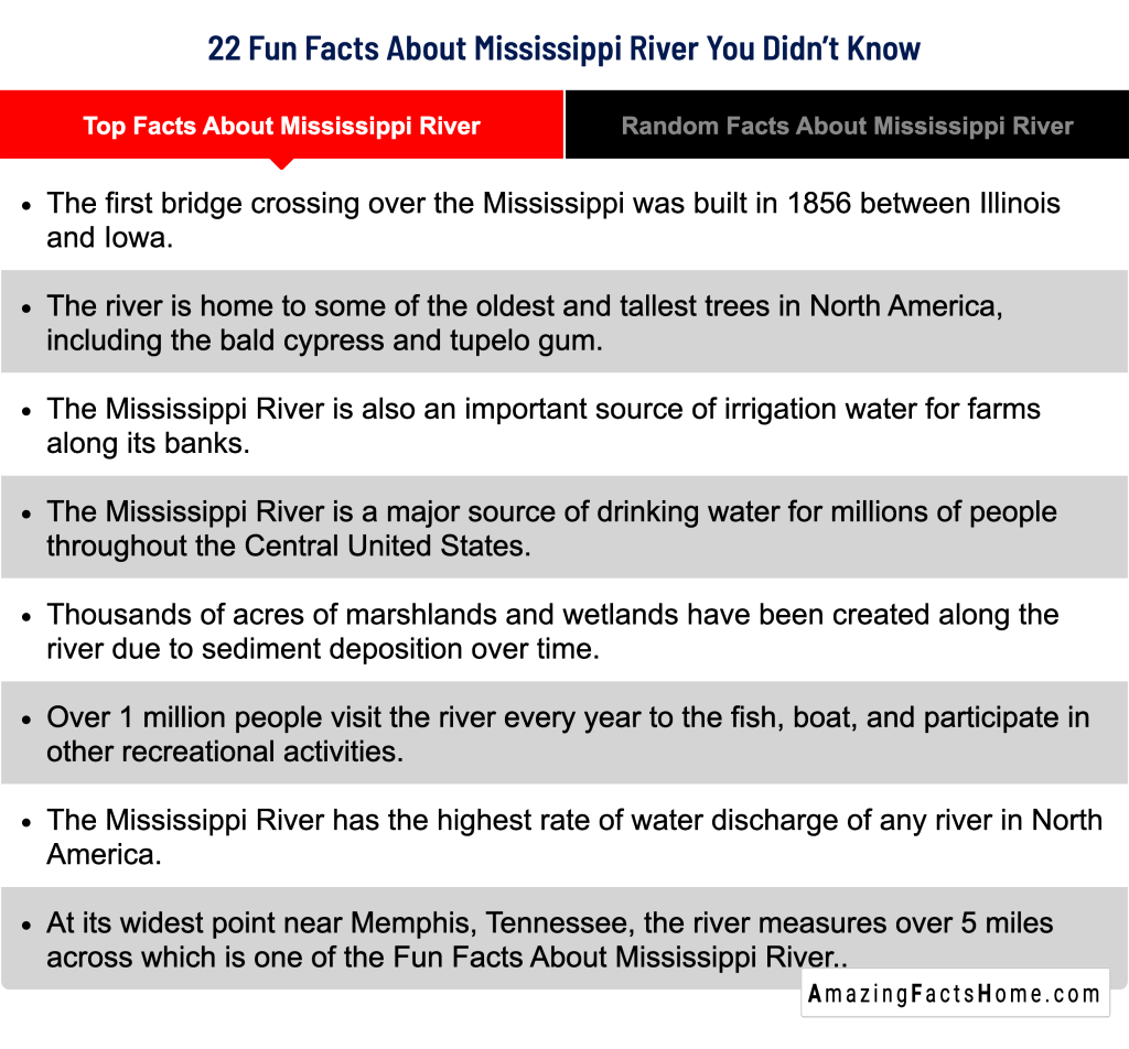 22 Fun Facts About Mississippi River You Didn’t Know - Top Facts About Mississippi River