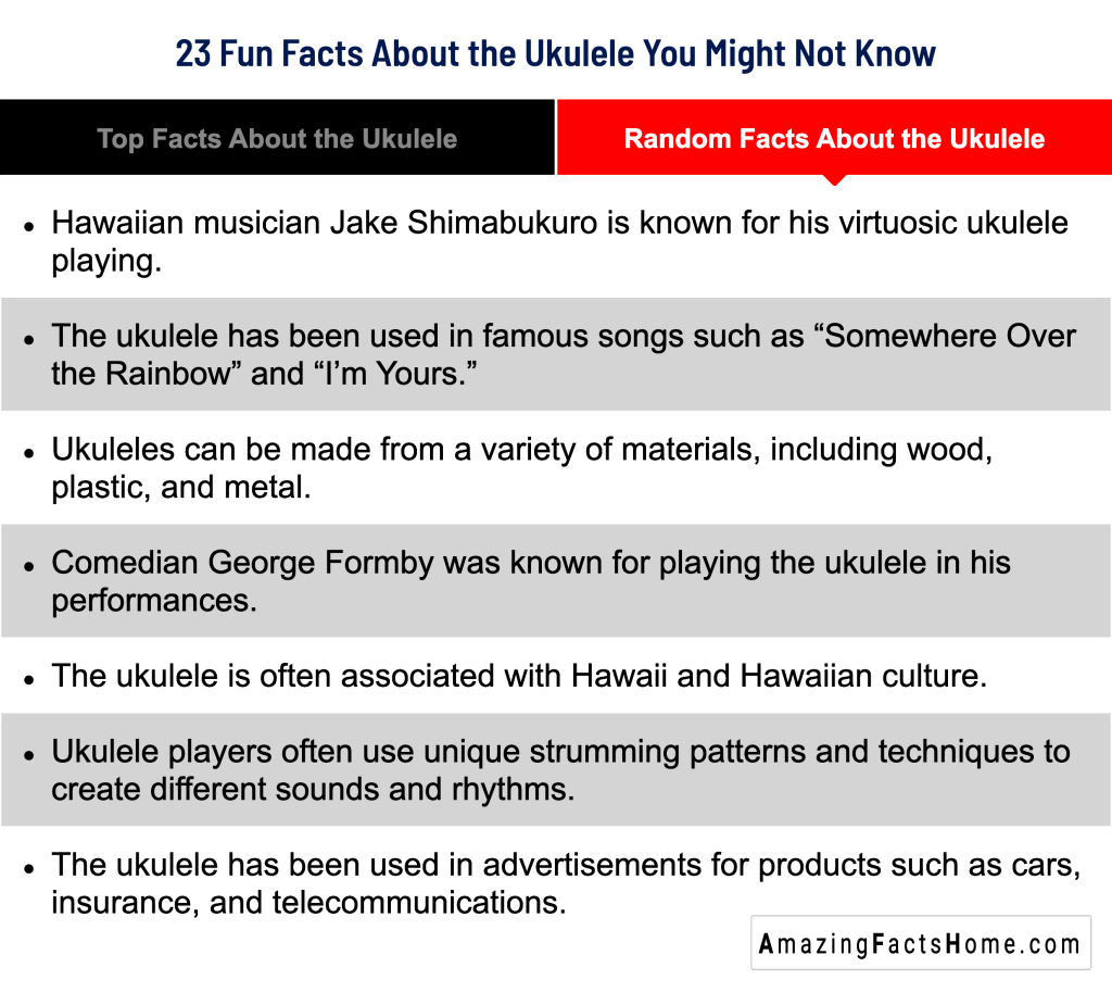 23 Fun Facts About the Ukulele You Might Not Know - Random Facts About the Ukulele