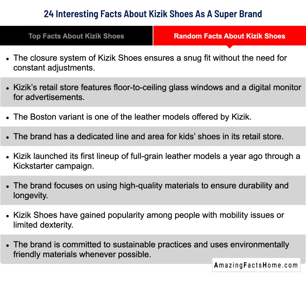 24 Interesting Facts About Kizik Shoes As A Super Brand - Random Facts About Kizik Shoes