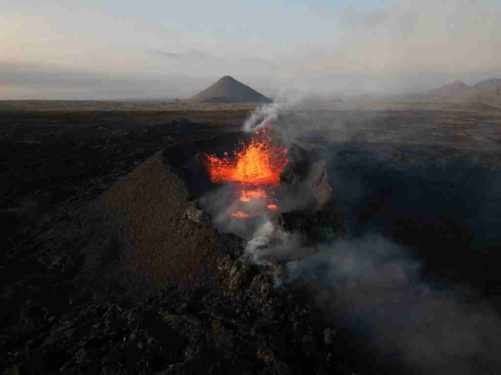 26 Fun Facts About Skydiving | You Never Knew 4 Aerial View of an Erupting Volcano