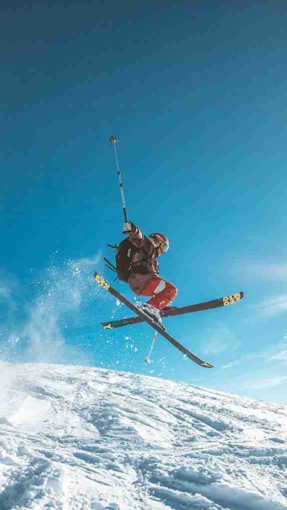 man skiing on land