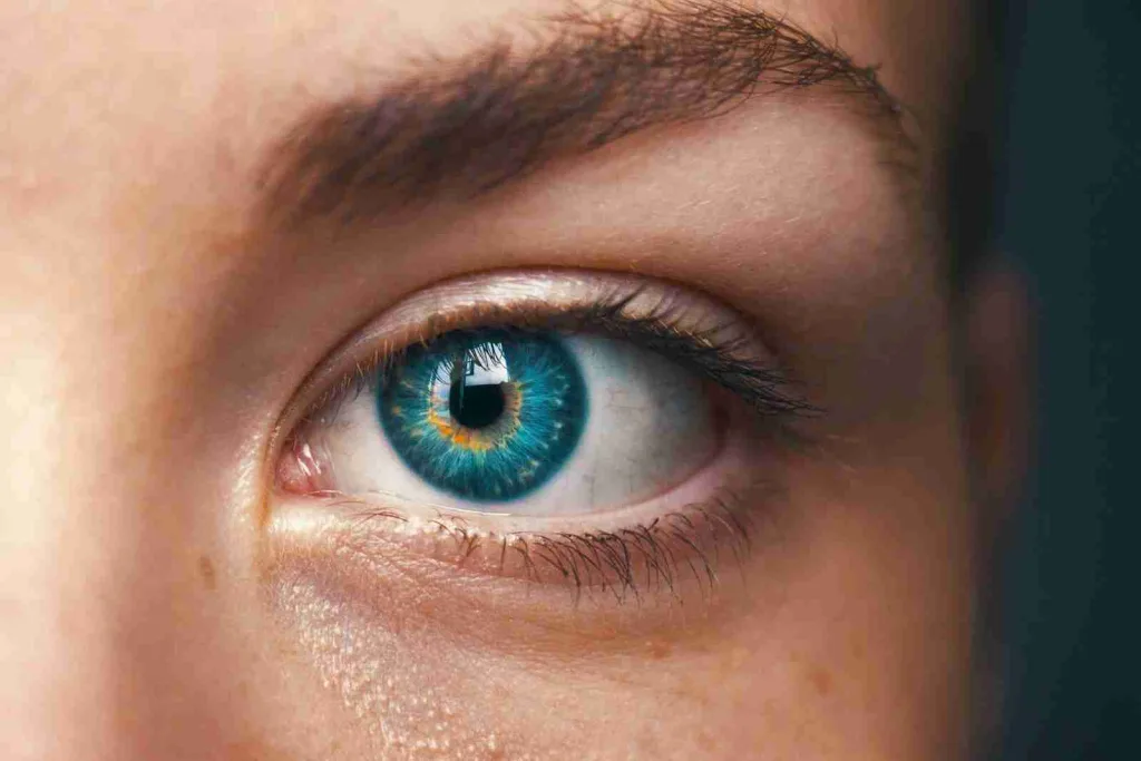 21 Fun Facts About Eyes | Test Your Eye-Q 1 selective focus of blue-eyed person