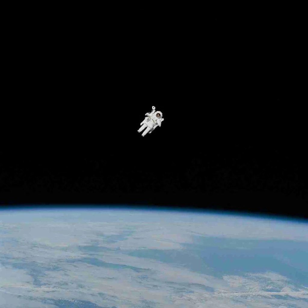 22 Fun Facts About Neptune | Beyond Your Imagination 1 astronaut in spacesuit floating in space