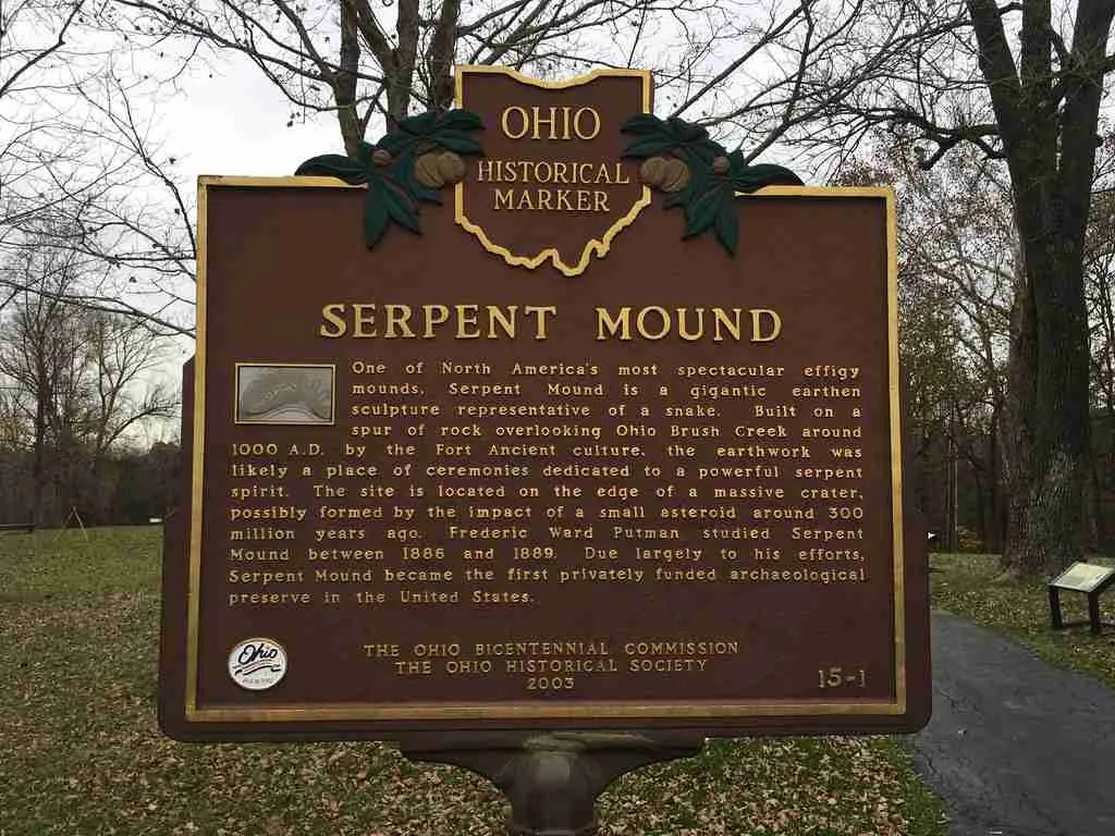 25 Fun Facts About Ohio 6 Great Serpent Mound