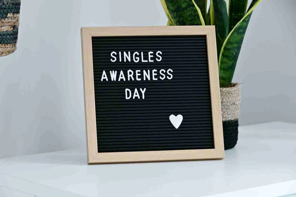22 Fun Facts About Valentine | Love Myths and Legends 4 a sign that says singles awareness day next to a potted plant