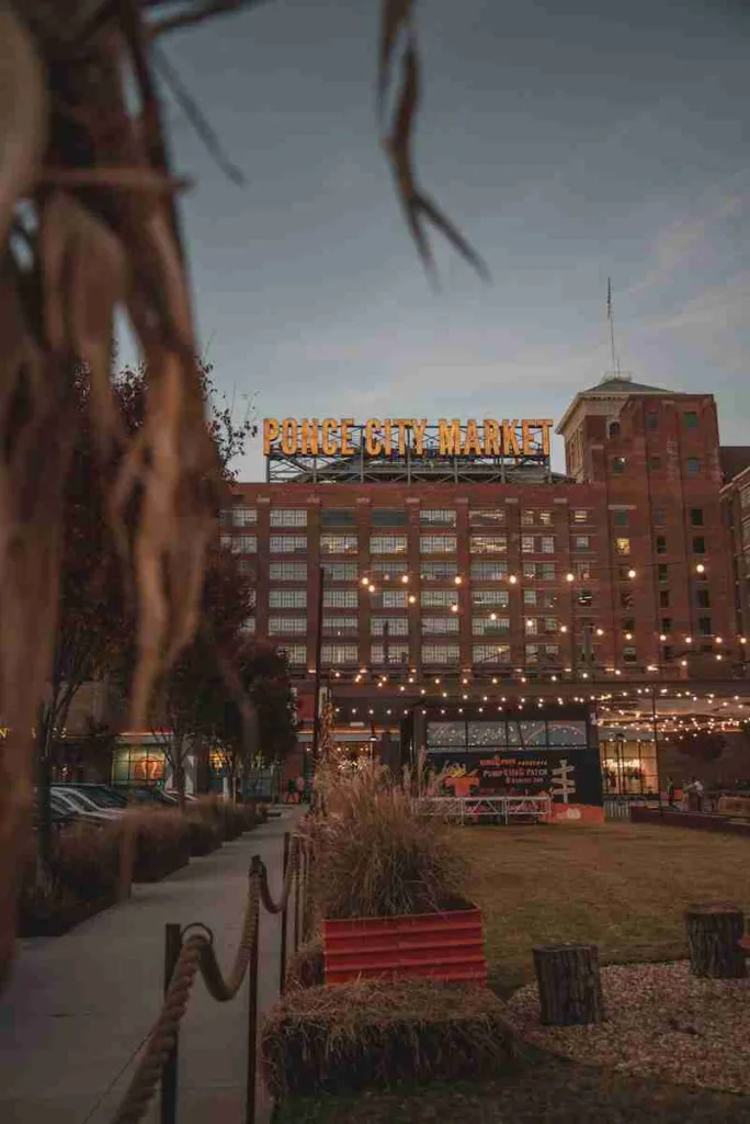 23 Fun Facts about Atlanta | Peachy Secrets 4 Ponce City Market building under gray sky